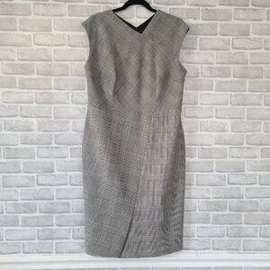 Hugo Boss Gray Asymmetrical Dress